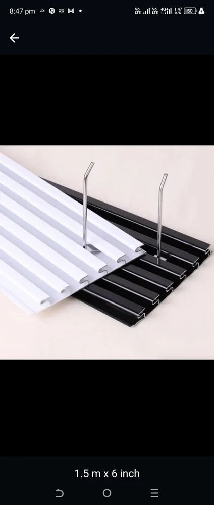 Illustration of retail and garage slatwall kit